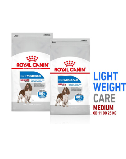 ROYAL CANIN CCN Medium Light Weight Care 2x12 kg suché krmivo pro dospělé psy středních plemen s tendencí k nadváze