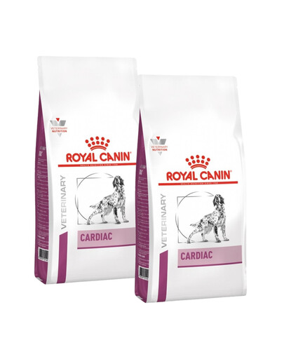 ROYAL CANIN Veterinary Diet Cardiac pro psy se srdečním selháním 2x14 kg