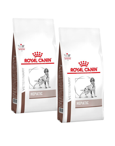 ROYAL CANIN VHN Dog Hepatic 2x7 kg suché krmivo pro dospělé psy s onemocněním jater