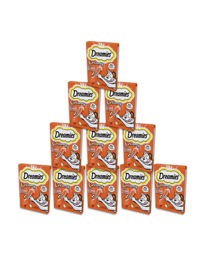 DREAMIES Krémové kočičí pamlsky s kuřecím masem 44x10 g