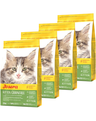 JOSERA Kitten GrainFree Sucha karma dla kociąt 4x2 kg