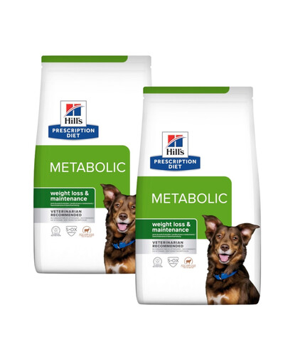 HILL'S Prescription Diet Canine Metabolic Lamb & Rice 2x12 kg
