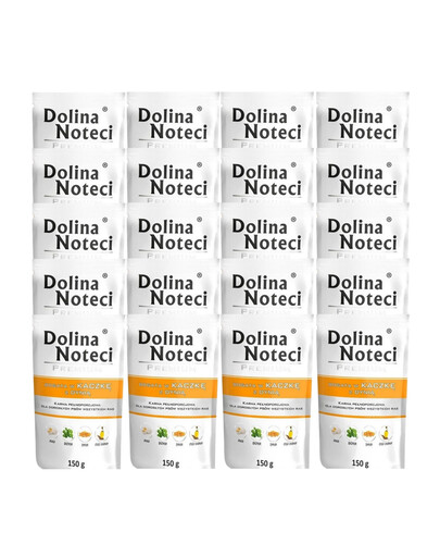 DOLINA NOTECI Premium bohaté na kachnu s dýní 20x150 g