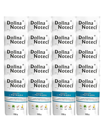 DOLINA NOTECI Premium – bohatá na pstruhy, 30 × 150 g