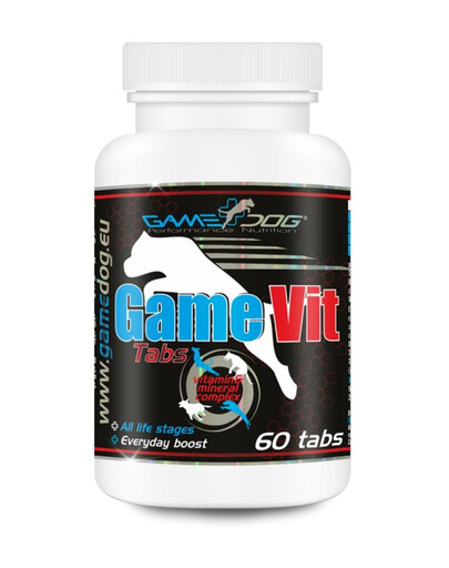 GAME DOG Vit 60 tab. kompleks witamin i minerałów dla psów w każdym wieku