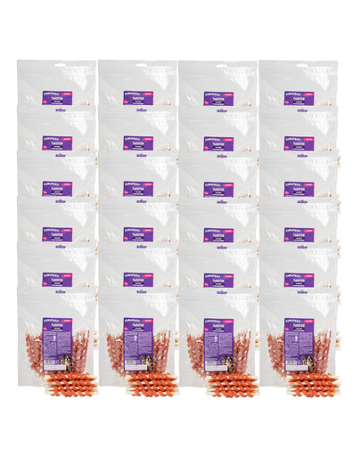 CHRUP&GO Twister s králíkem 24x500 g – pamlsek pro psy