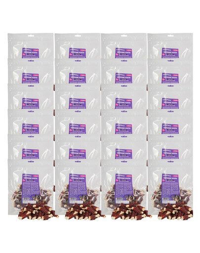 CHRUP&GO Vápencové kostky s kachní prsou 24 × 500 g – pamlsek pro psy