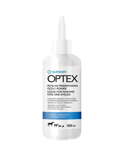 EUROWET Optex 100 ml roztok na mytí očí a víček pro psy a kočky