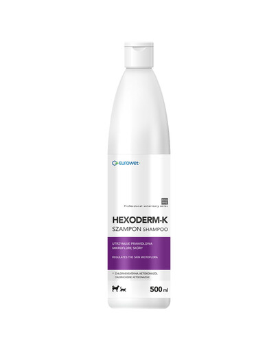 EUROWET Hexoderm-K 500 ml dermatologický šampon pro psy a kočky