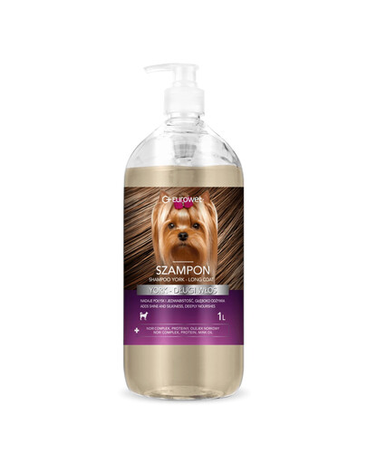 EUROWET Šampon York Dlouhá Srst 1L šampon pro psy plemene York
