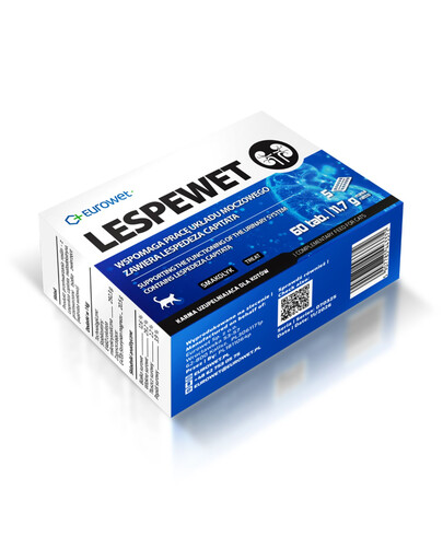 EUROWET Lespewet 60 tab. tablety podporující funkci močového ústrojí pro kočky