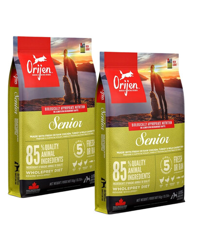 ORIJEN Senior Dog 2x6 kg krmivo pro starší psy