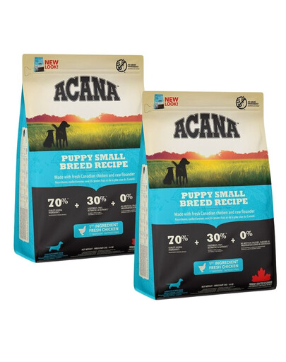 ACANA Puppy Small Breed 2x2 kg kuřecí, pro štěňata malých plemen