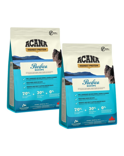 ACANA Highest Protein Pacifica Recipe 2x2 kg pro psy všech plemen a v každé fázi života