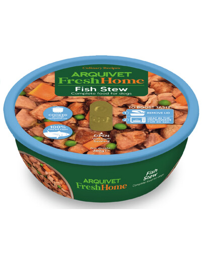 ARQUIVET Čerstvý domácí rybí guláš s tuňákem 280g monoproteinové mokré krmivo pro psy