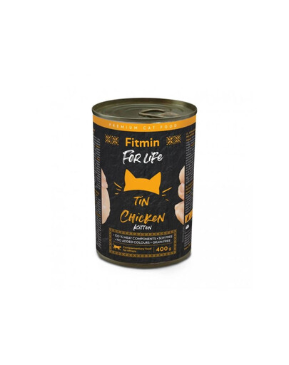 FITMIN For Life Kitten Kuřecí v Omáčce konzerva pro koťata 400 g