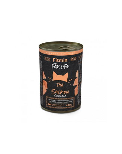 FITMIN For Life Cat Losos v omáčce konzerva pro sterilizované kočky 400 g