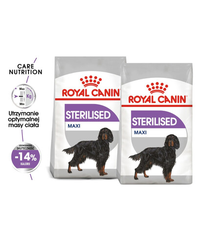 ROYAL CANIN CCN Maxi Sterilised 2x12 kg suché krmivo pro dospělé psy, velká plemena, sterilizované