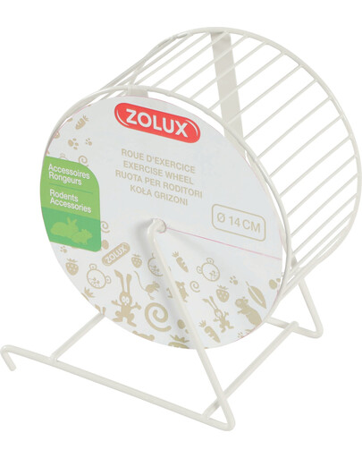 ZOLUX Kovové kolečko pro hlodavce, béžové, 14 cm