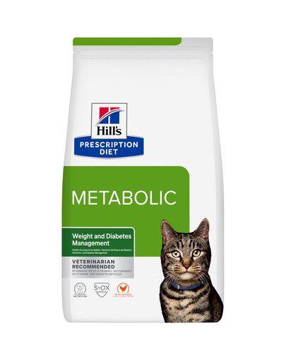Hill's PRESCRIPTION DIET Metabolic Weight Management granule pro kočky s kuřecím masem 3 kg