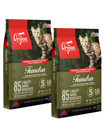 ORIJEN Tundra Cat 2x5.4 kg krmivo pro kočky
