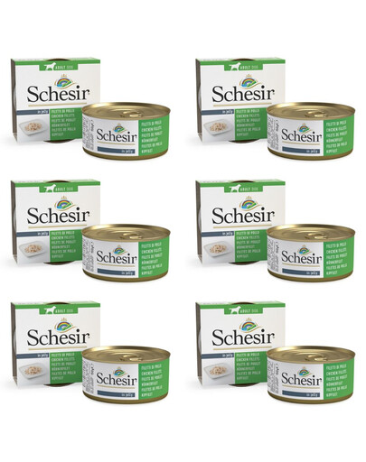 SCHESIR Kuřecí řízky v želé 6x150g