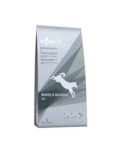 TROVET Mobility and Geriatrics Dog MGD 10 kg krmivo pro psy podporující funkci kloubů