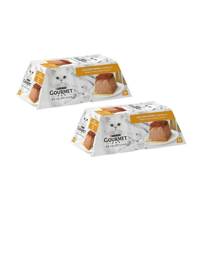 GOURMET REVELATIONS Kuřecí pěna pro kočky 4x57 g