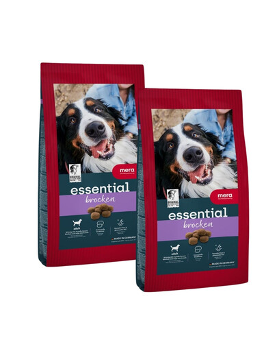 MERA Dog Essential Brocken 2x12,5 kg suché krmivo pro velké psy s normální aktivitou