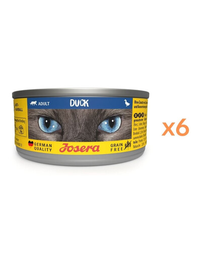 JOSERA Adult Duck 6x85g mokra karma dla kotów z kaczką
