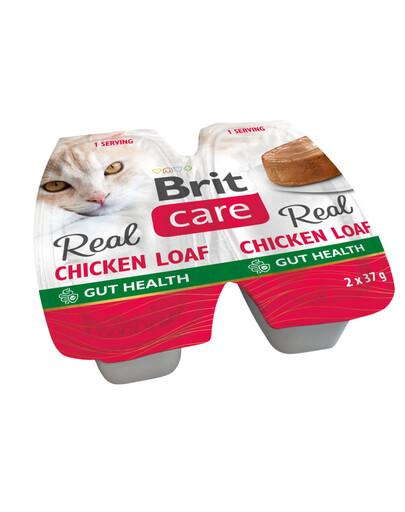 BRIT Care Cat Real Chicken Loaf 2x37 g kuřecí paštika pro kočky