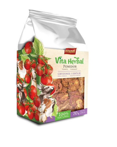 VITAPOL Sušené rajčata pro hlodavce a králíky 70 g