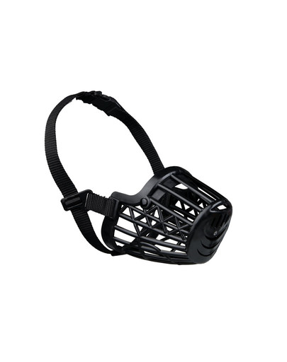 TRIXIE Náhubek plastový rozměr L 26 cm černý