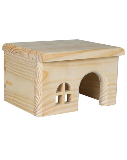 TRIXIE Domeček dřevěný s rovnou střechou pro králíky 40 x 20 x 23 cm
