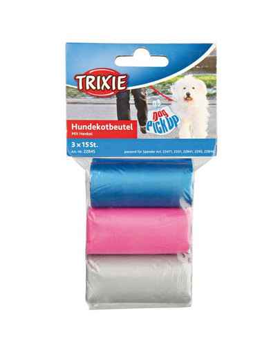 TRIXIE Barevné sáčky na trus 3x15ks