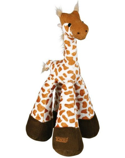 TRIXIE Zábavná hračka  žirafa plyšová se zvukem 33 cm
