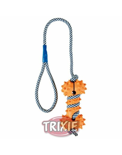 TRIXIE Činka na fosforeskující šňůře  11cm