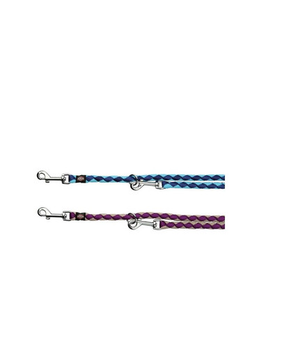 TRIXIE Vodítko regulovatelné 2.00 m/18 mm  modro/granátové