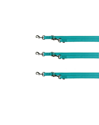 TRIXIE Premium Vodítko dvojité XS 2 cm/10 mm nebesky modré