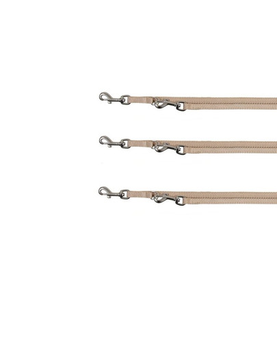 TRIXIE Premium Vodítko prodlužovací  XS 2 m/10 mm béžové