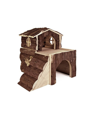 TRIXIE Domeček pro křečky Bjork XL dřevěná kůra 26 x 20 x 21 cm