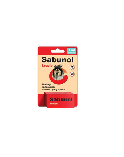 DERMAPHARM Sabunol kapky proti blechám a klíšťatům pro psa 1 ml