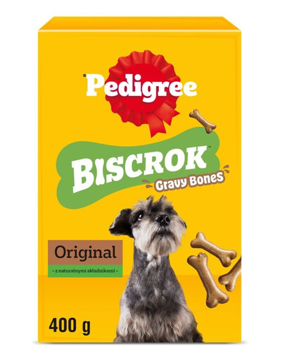 PEDIGREE Biscrok Gravy Bones 400g sušenky pro psy