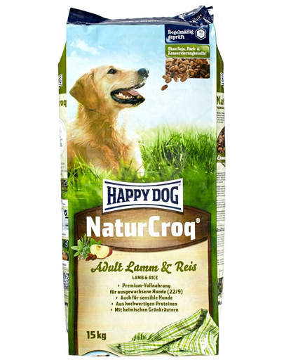 HAPPY DOG Naturcroq Lamb & Rice 15kg