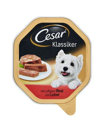 CESAR s hovězím a játry 150 g