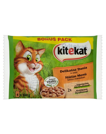KITEKAT delikátní pokrm 4 x 0.1 kg