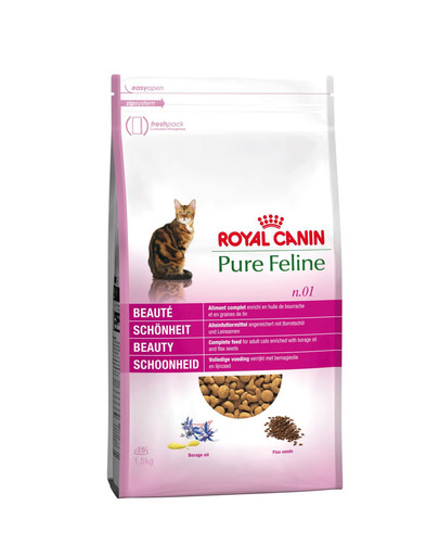 ROYAL CANIN Pure feline n.01 (pěkná  srst ) 3 kg