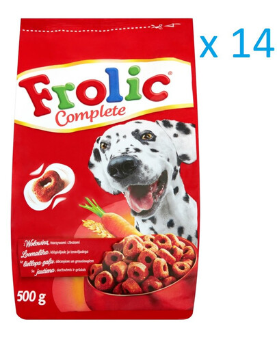 FROLIC Wołowina i warzywa i zboża 0.5 kg x14
