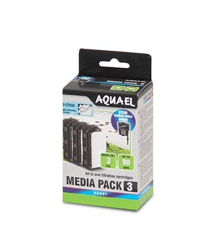 AQUAEL Filtrační vložky Media Set Mini Phosmax 3ks