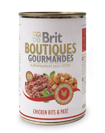 BRIT Boutiques Gourmandes 400g Chicken Bits&Pate